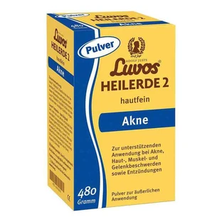 Luvos® Glinka lecznicza 2, bardzo drobnoziarnista, 800 g proszku