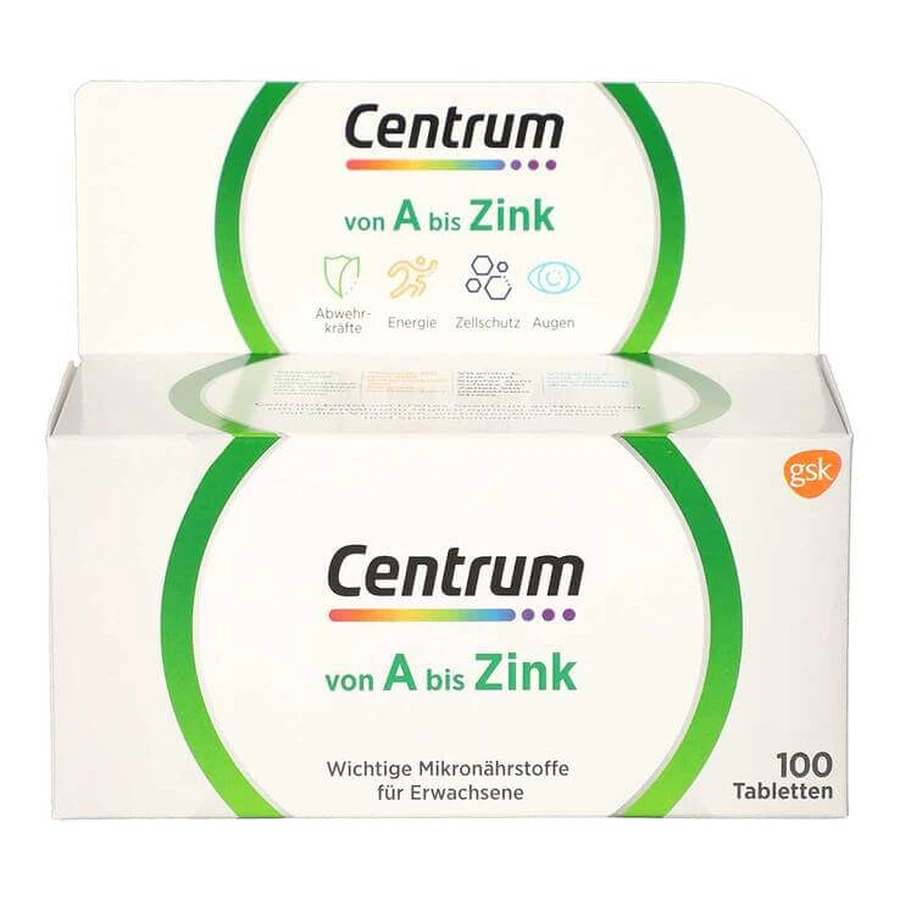 Centrum A-Z-tabletten, 100 tabletten