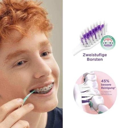 Cepillo de dientes sónico GUM Sonic Ortho, 1 cepillo de dientes