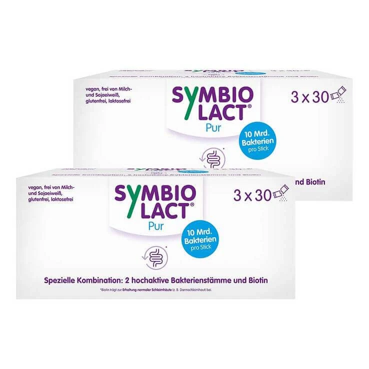 Symbiolact Pure voedingssupplement in poedervorm, 2x3x30 g poeder