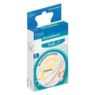 Patchs anti-ampoules « höga » pour les pieds, 7 x 3,8 cm, 5 patchs