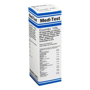 Paski testowe Medi Test Combi 10 L, 50 pasków testowych