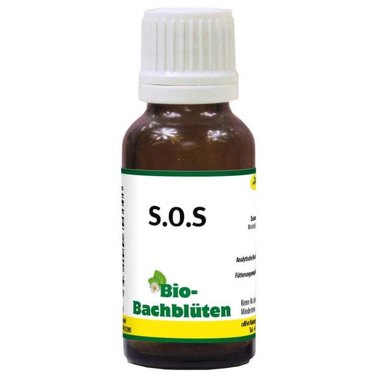 Biologische Bachbloesemremedies SOS voor dieren, 20 ml vloeistof