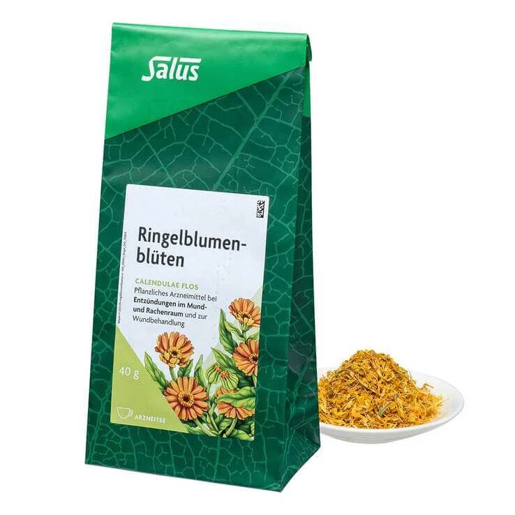 Calendula-bloem medicinale thee Calen.flos Biologisch Salus, 40 g thee
