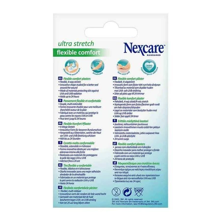 Pansements souples Nexcare Ultra Stretch Comfort, boîte de 30 pansements