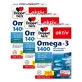 Doppelherz Omega-3 1.400 capsule, 3 confezioni da 120 capsule