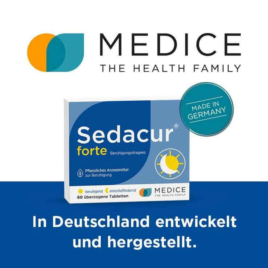 Sedacur® forte Compresse rivestite calmanti, 60 compresse