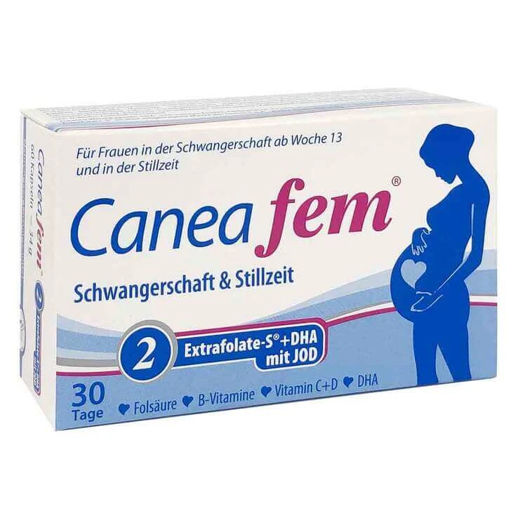 Caneafem 2 Extrafolate-S + DHA + jodium-capsules, 2 x 30 capsules