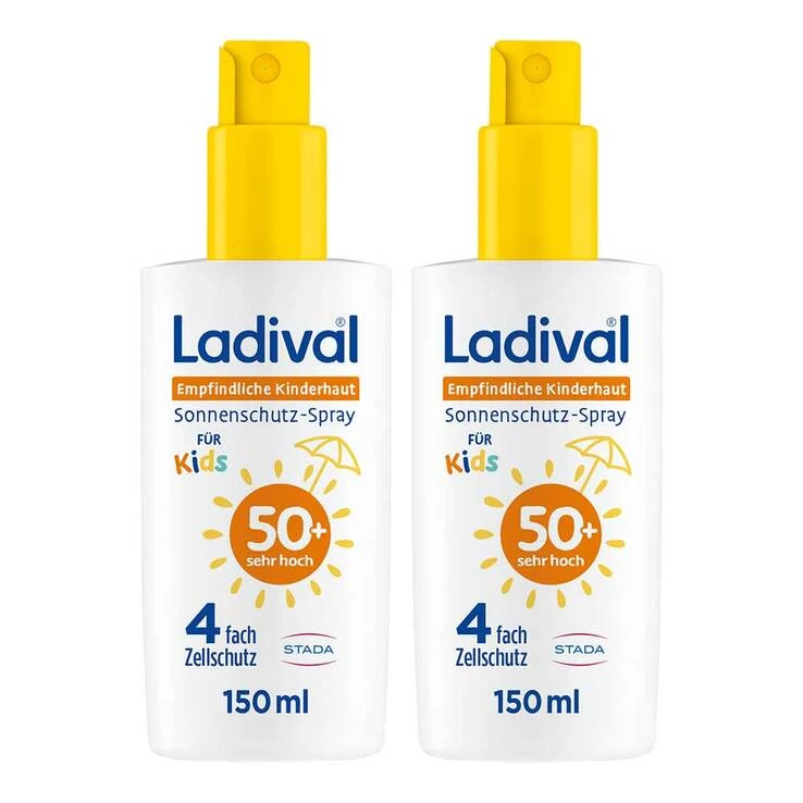Ladival Sensitive kindhuidspray SPF 50+, 2x150 ml spray