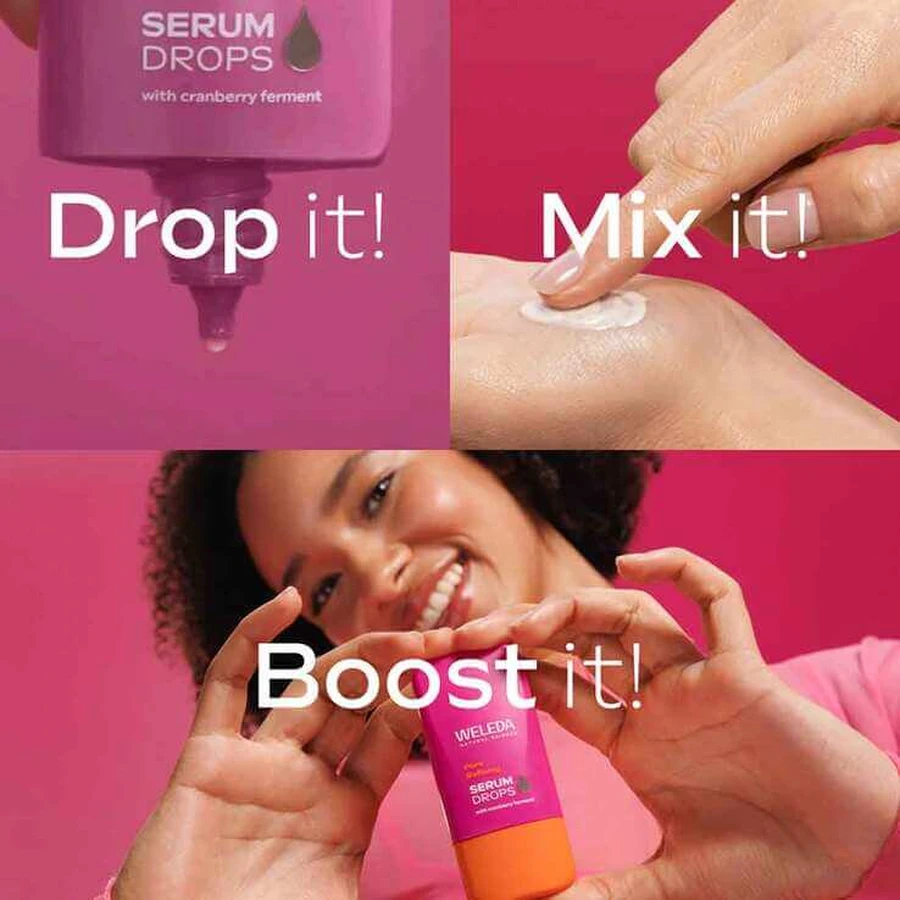Weleda Poriënverfijnende serumdruppels, 30 ml, niet gespecificeerd
