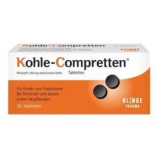 Kohle-Compretten Tabletten, 30 St Tabletten