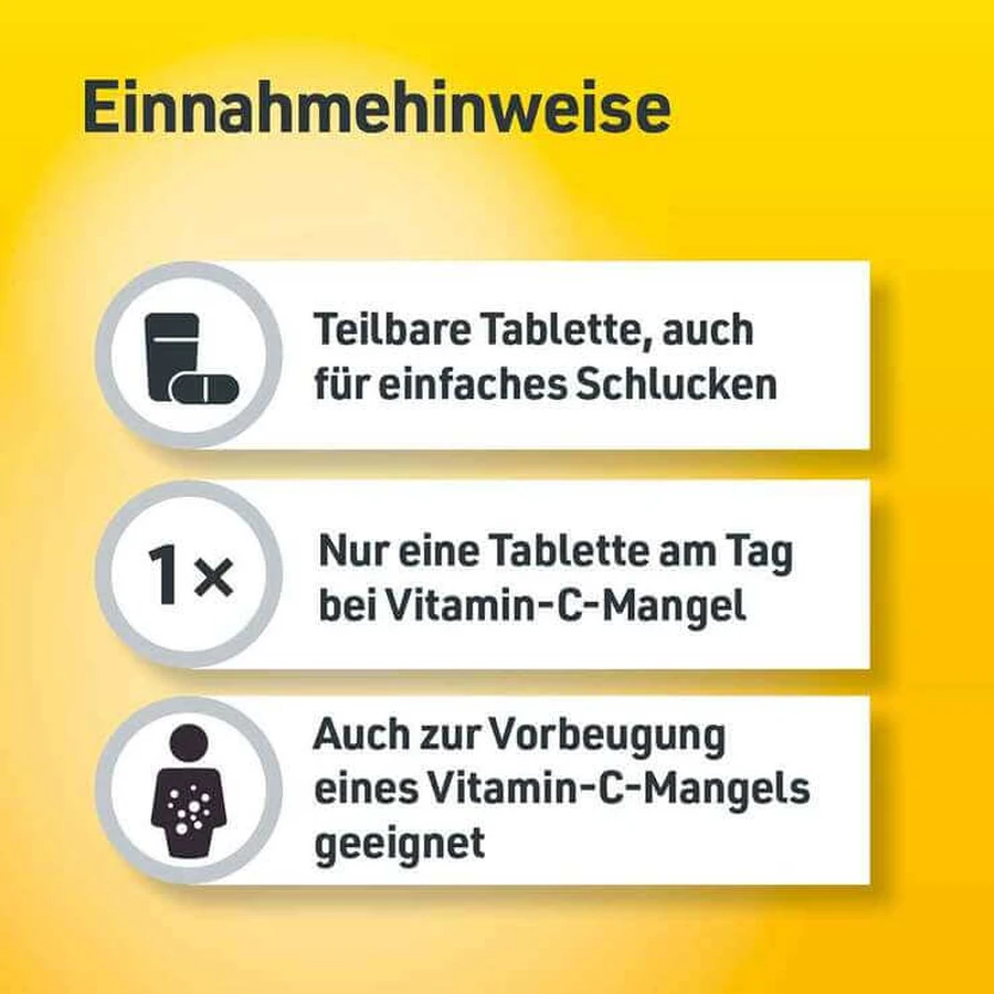 Vitamine C 1000 mg tabletten, 100 filmomhulde tabletten