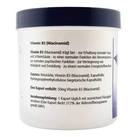 Vitamine B3 (niacinamide) 50 mg, gélules Gerimed, 360 gélules