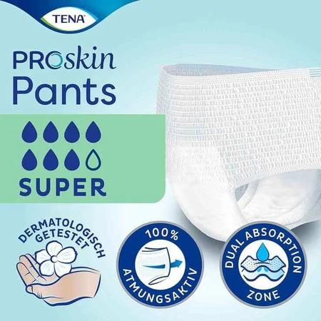 TENA Pants Super XL voor incontinentie, 4 x 12 stuks, zolang de voorraad strekt