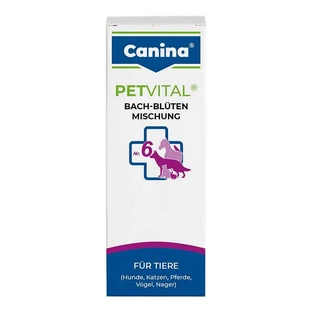 Petvital Remèdes floraux de Bach n° 6, granules pour animaux, 10 g de granules