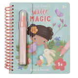 Libro para colorear Rosa Magic que se activa con agua, a partir de 3 años, Little Dutch