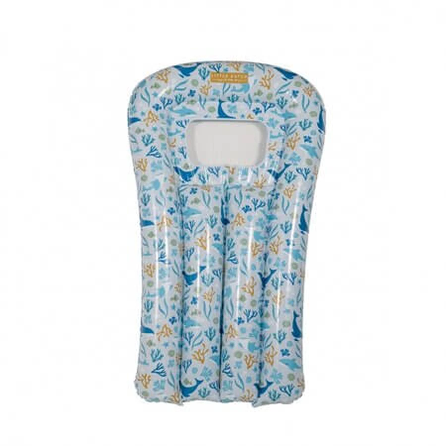 Matelas gonflable Ocean Dreams pour enfants, bleu, à partir de 3 ans, 1 pièce, Little Dutch
