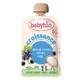 Organic Puree Pouch with Milk, Black Currants, and Rice, +6 months, 100 g, BabyBio