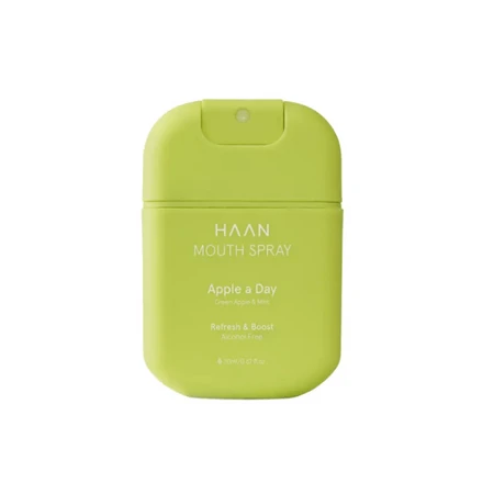 Alcoholvrije mondspray voor een frisse adem, Apple a Day, Groene appel en munt, 20 ml, Haan