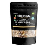 Feine Haferflocken mit Maca, Chiasamen und Öko-Hanfsamen, 200 g, Niavis
