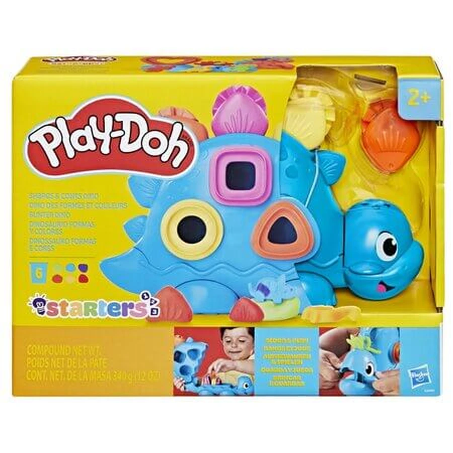 Jouet d'éveil : Dinosaure aux formes colorées, à partir de 2 ans, Play-Doh