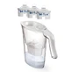 Jarra filtrante Norma, 2,3 litros + 3 cartuchos filtrantes, Laica