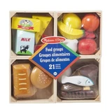 Spielset aus Holz, Lebensmittel, ab 2 Jahren, 21-teilig, Melissa & Doug
