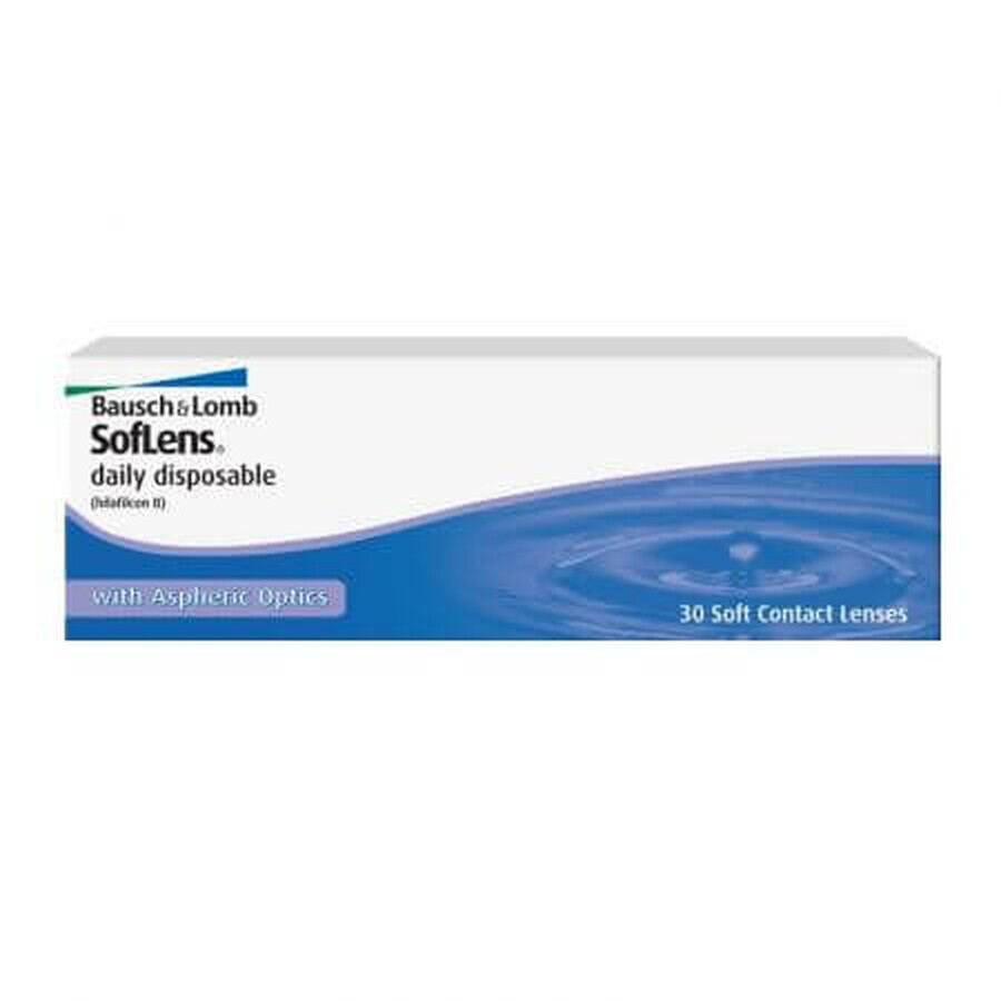 Lentille de contact -0.25 SofLens 1 Day, 30 pièces, Bausch Lomb