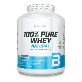 Proteine del siero di latte in polvere al 100% pure, non aromatizzate, 2000 g, BioTech USA