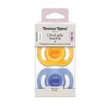 UltraLight orthodontische fopspenen, geel/blauw, 6–18 maanden, set van 2, Tommee Tippee