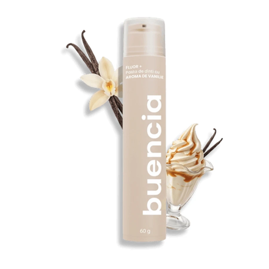 Vanilla-flavored toothpaste, 60 g, Buencia