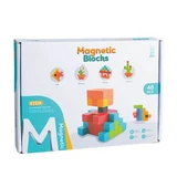 STEM-logicaspel met magnetische stukjes, 3D, vanaf 3 jaar, 48 stukjes, Bufnitel
