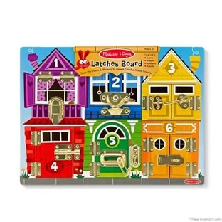 Lernset: Holzpuzzle-Brett, ab 3 Jahren, 1 Stück, Melissa & Doug