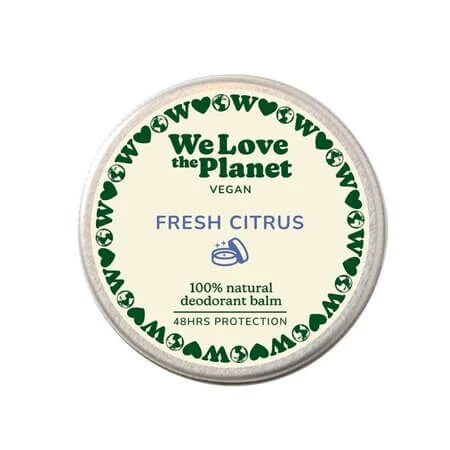 Natuurlijke crème-deodorant met frisse citrusgeur, 35 g, We Love The Planet