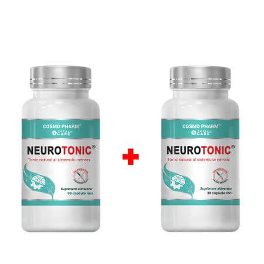 Neurotonisch pakket, 90 + 30 capsules, Cosmopharm