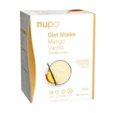 Batido dietético sustitutivo de una comida completa para el control del peso, mango y vainilla, 12 x 32 g, Nupo