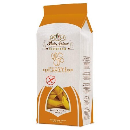 Maccheroni di pasta con ceci bio, 250 g, Pasta Natura