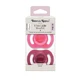 UltraLight Orthodontic Pacifiers, Pink/Purple, 6–18 Months, 2-Pack, Tommee Tippee