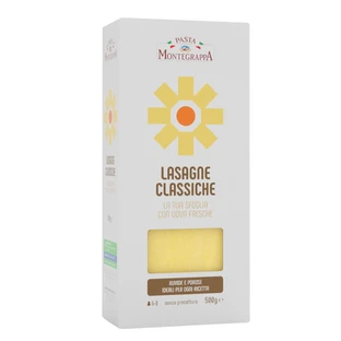 Láminas de lasaña, 500 g, Montegrappa