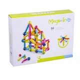 Magnetic Building Set with 3D Shapes, Ages 3+, 84 Pieces, Bufnitel