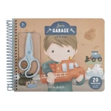 Knutselboek met uitknipopdrachten, stickers en een bijgeleverde schaar — Jim, vanaf 3 jaar, Little Dutch