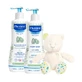 Set Hydra Bebe con gel detergente delicato per capelli e corpo e lozione per il corpo, 2 x 500 ml, Mustela