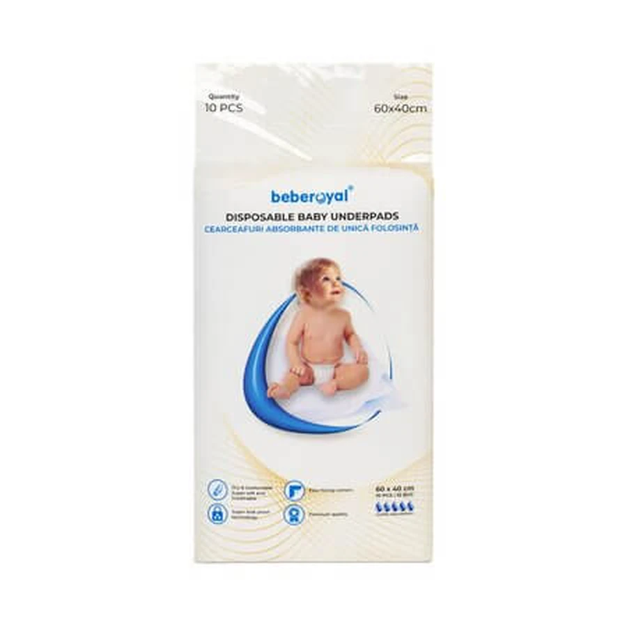Disposable liners, 60 x 40 cm, 10 pieces, Beberoyal