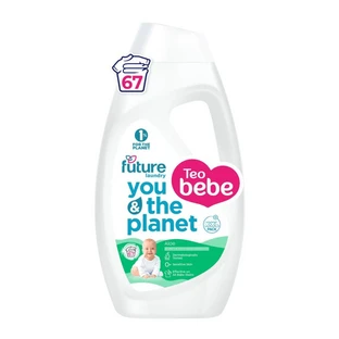 Detergente líquido concentrado en gel para la ropa de bebé, con aloe, 2,7 litros, Future
