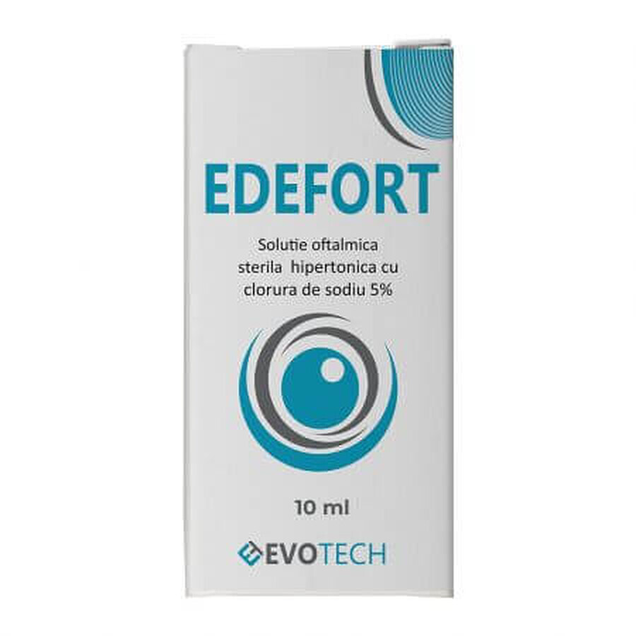 Edefort soluzione oftalmica sterile ipertonica, 10 ml, Evotech Pharma