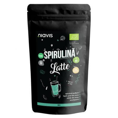 Spirulina latte pulbere eco, 150 g, Niavis