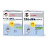 Doppelherz System Collageen 11.000 Plus Voordelenpakket, 2 x 36 capsules