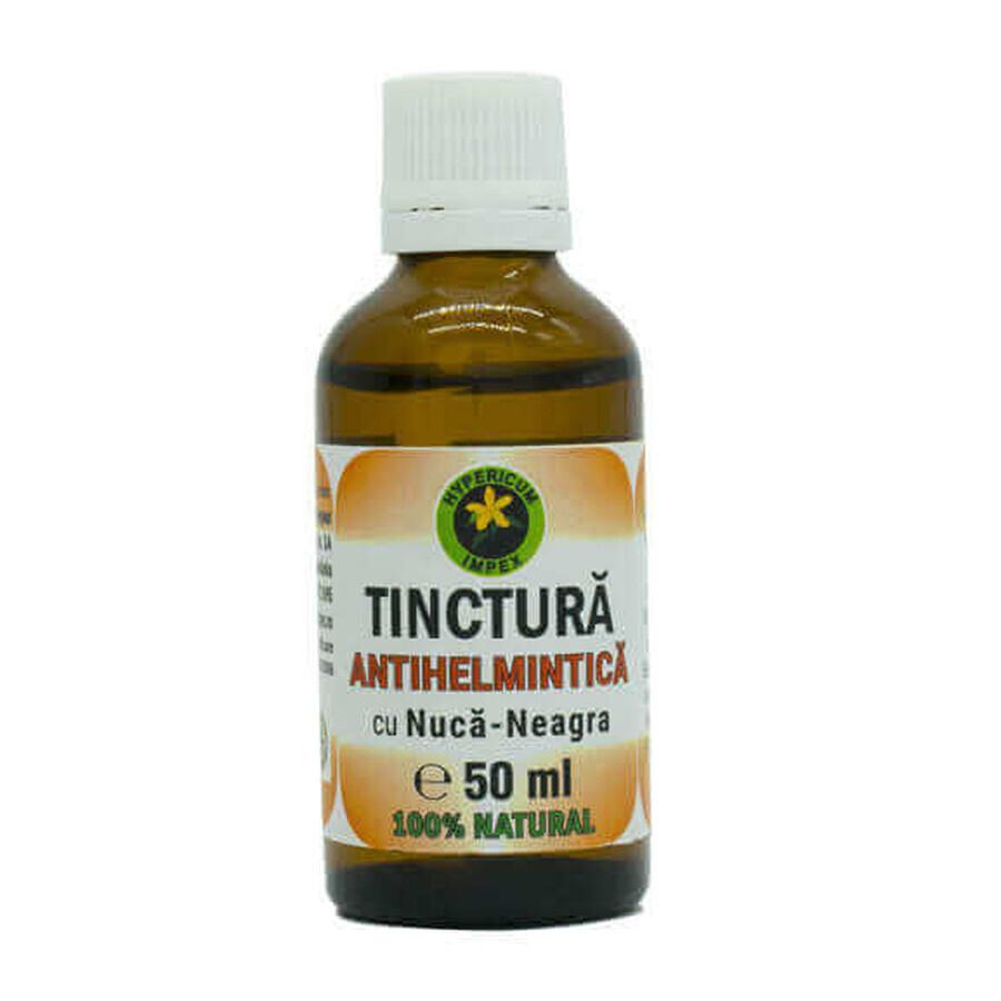 Tinctura antihelmintica cu nuca neagra, 50 ml, Hypericum