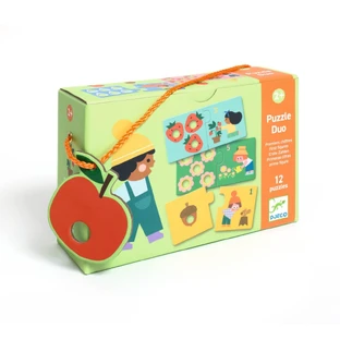Djeco "Eerste getallen" tactiele duo-puzzel