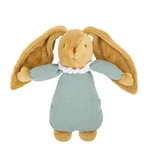 Organic Cotton Musical Bunny - 25 cm Green - Trousselier